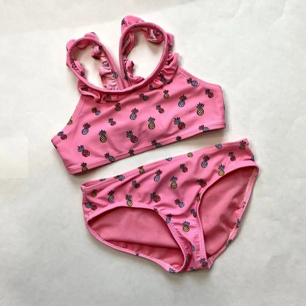 Gap Pink Pineapple Bikini XS (4-5)
